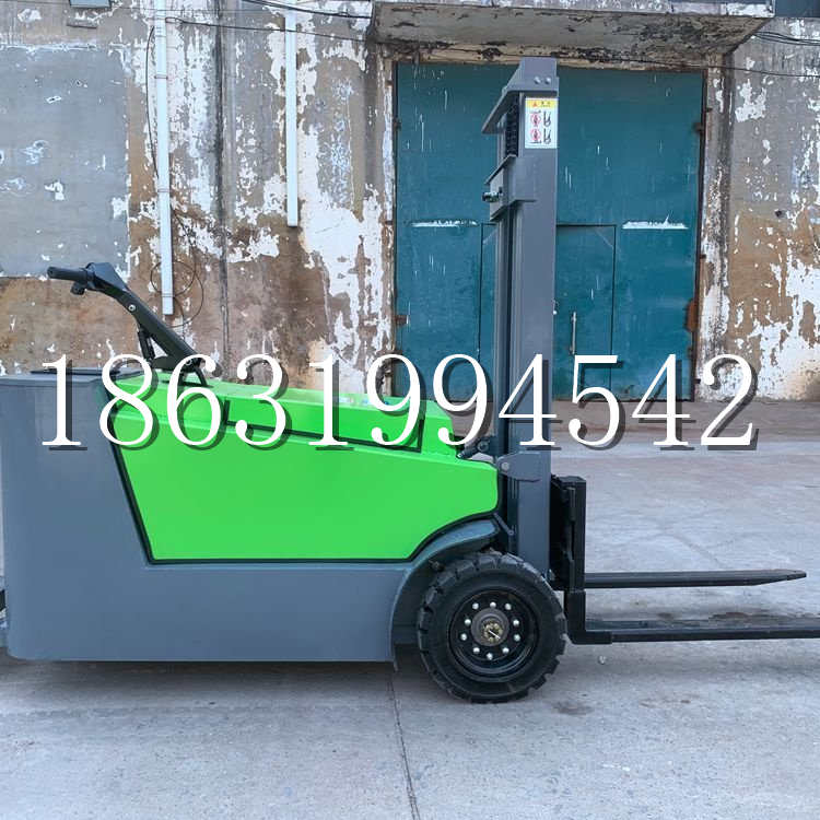 宁武县小型电动叉车1吨2吨步行站驾式电瓶堆高充电装卸车液压升降车铲车